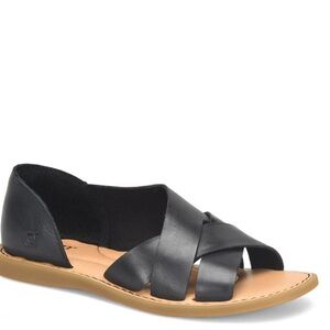 b.o.c. Black and Tan Women's Sandals